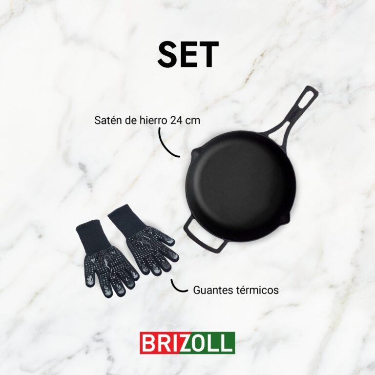 SET SARTÉN 24cm + GUANTES